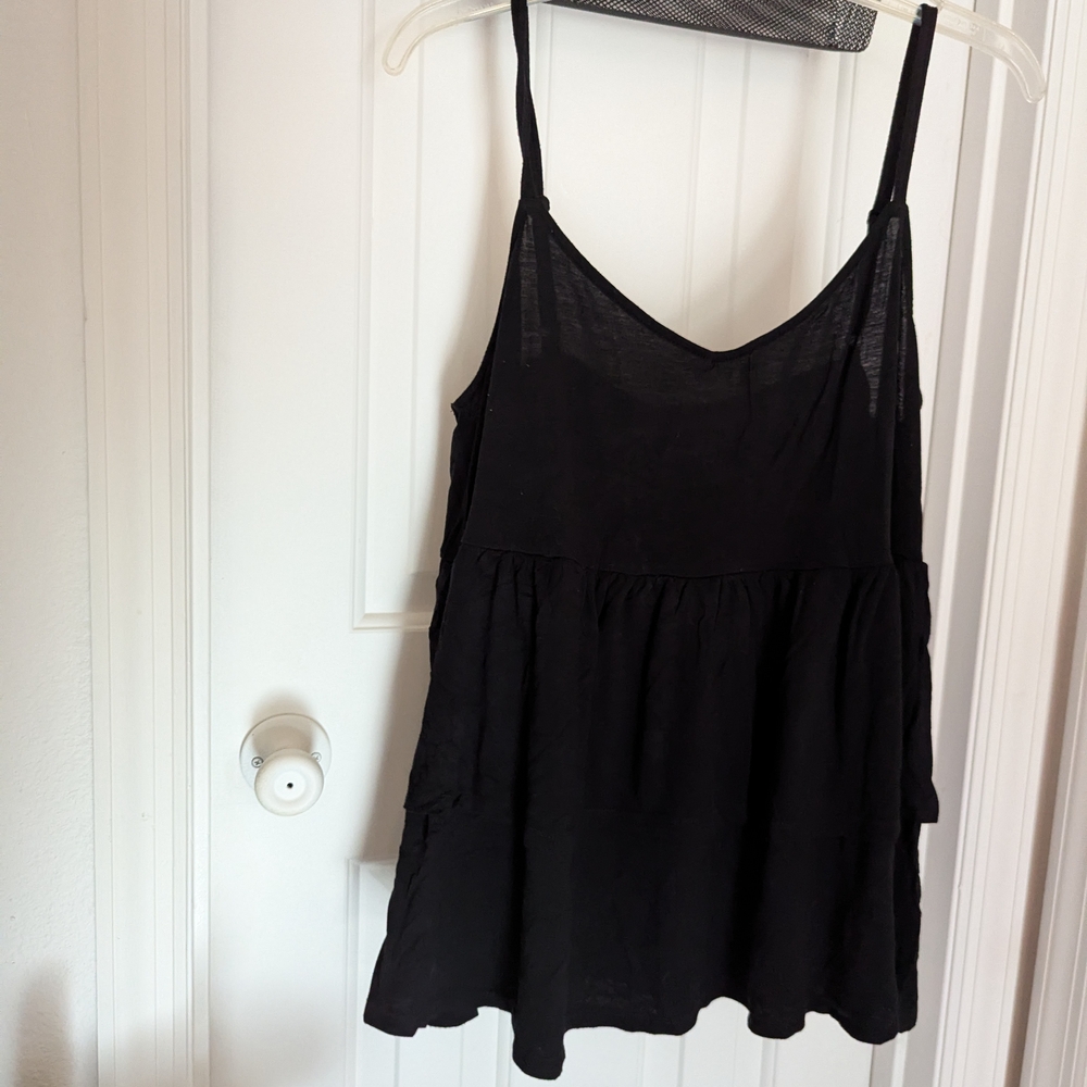 Torrid Size 2 - BNWOT Black Tiered Camisole